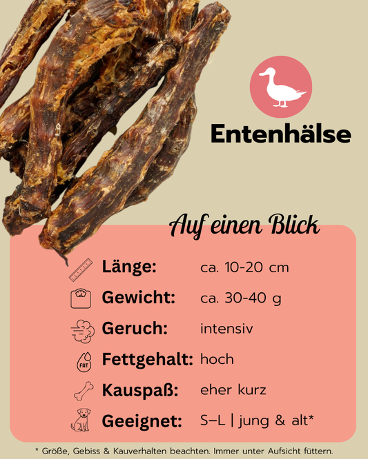Entenhälse | Naturkauartikel für Hunde